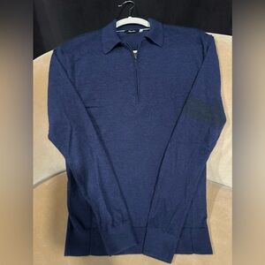 MENS RAPHA MERINO ZIPPERED SWEATER Size L